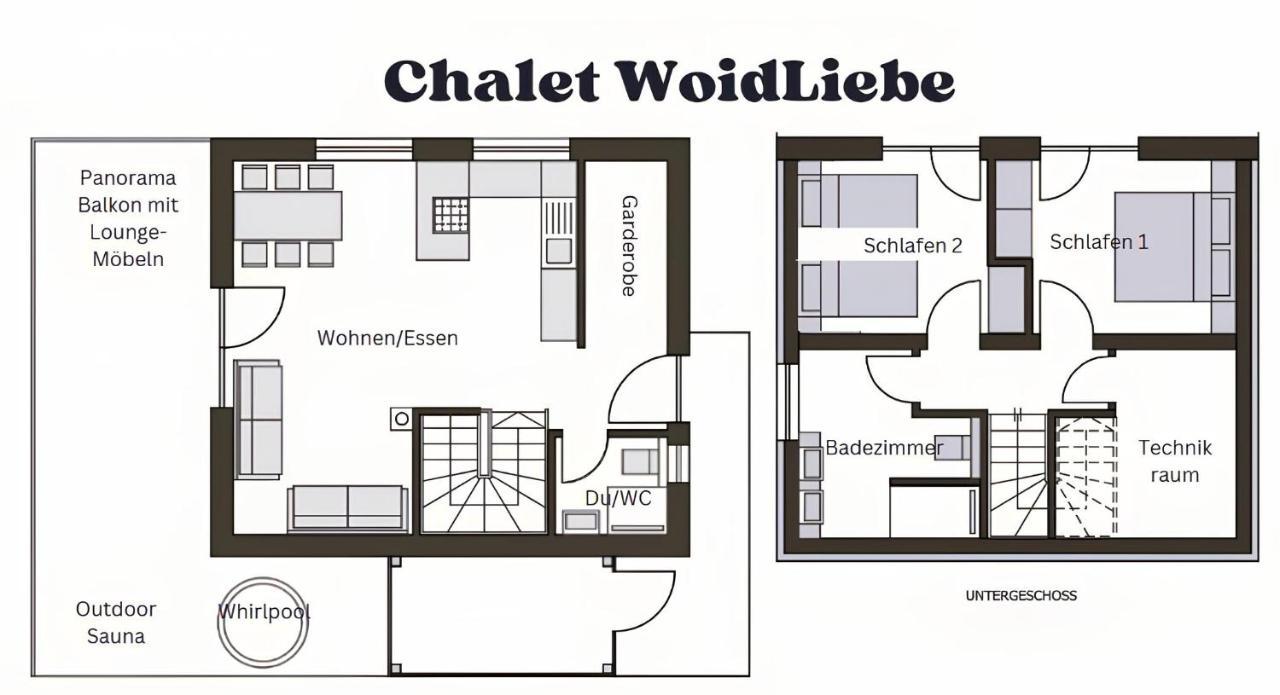 Chalets Woid_Liebe&Glueck Bodenmais Chambre photo